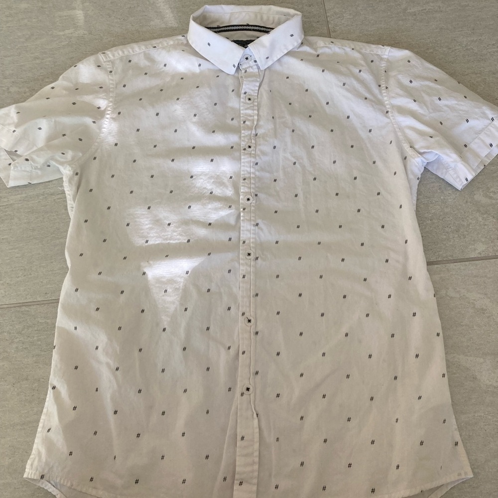 ### Level Ten white button down ###